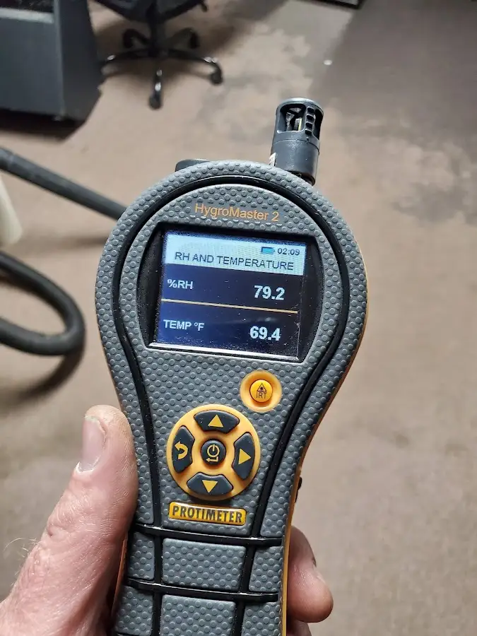Moisture meter humidity assessment for Mold Remediation & Removal in Chesterfield